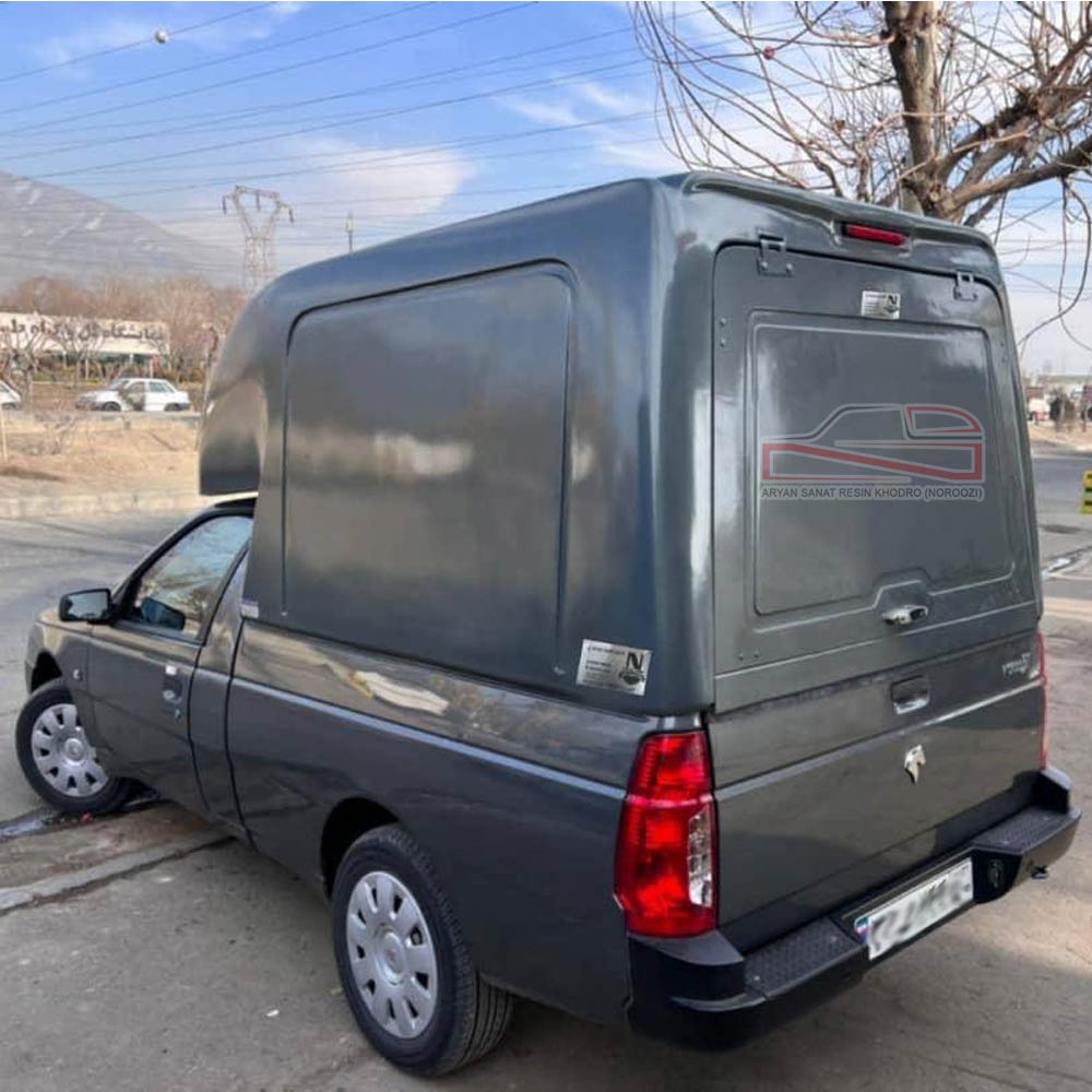 آرین صنعت رزین خودرو سازنده انواع اتاق عقب آریسان درب عقب جکی