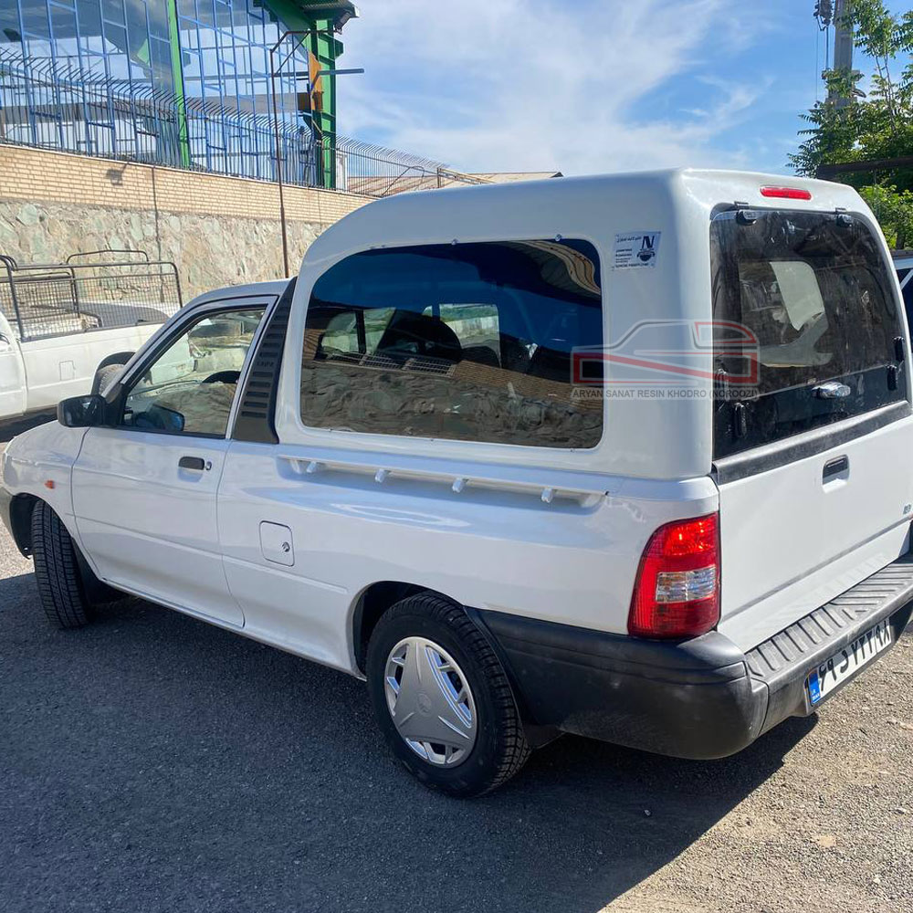 آرین صنعت رزین خودرو سازنده انواع اتاق عقب پراید درب عقب شیشه بغل شیشه ثابت