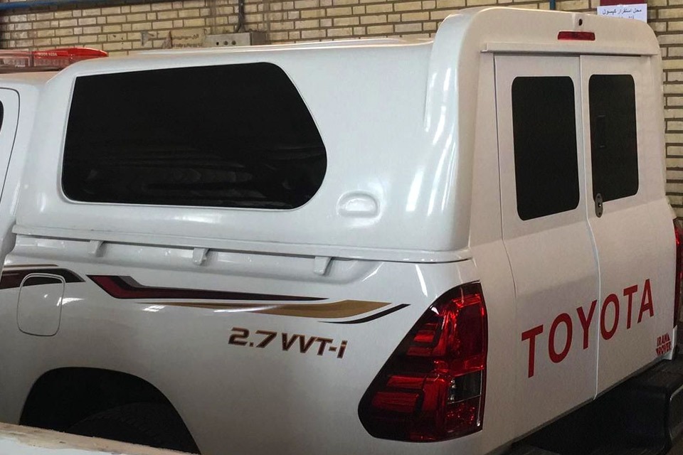 کانوپی خودرویی فایبرگلاس کابین فایبرگلاس نوروزی