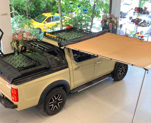 ساخت چادر آفرودی برای خودروهای شاسی بلند و آفرود