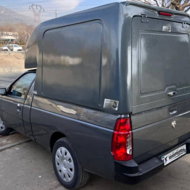 اتاق فایبرگلاس عقب آریسان درب جکی