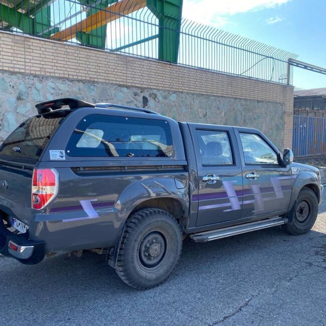 اتاق عقب پادرا کارون شیشه بغل ثابت کابین فایبرگلاس نوروزی