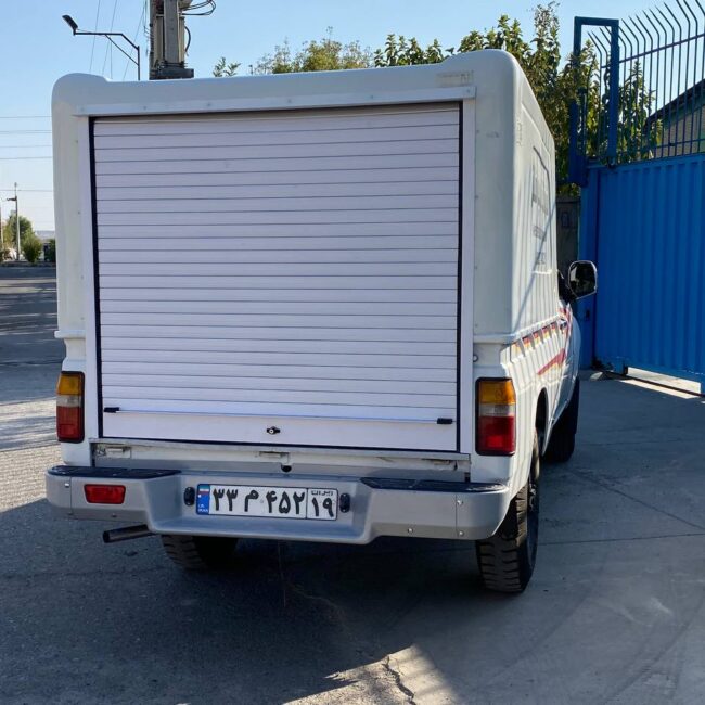 اتاق پادرا پلاس درب عقب کرکره و درب عقب جکی فایبرگلاس کابین فایبرگلاس نوروزی