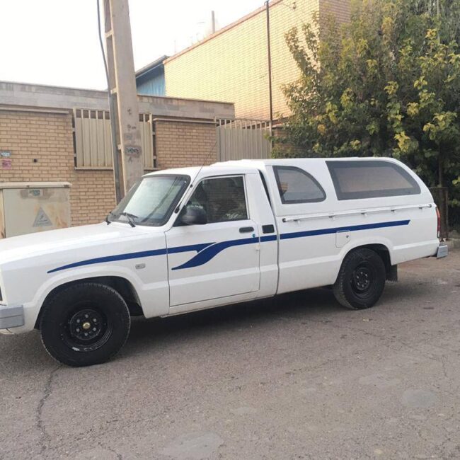 اتاق آمبولانسی مزدا تک کابین هم سطح بغل شیشه کابین فایبرگلاس نوروزی