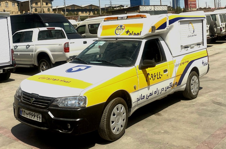 تجهیز خودروهای عملیاتی کابین فایبرگلاس نوروزی