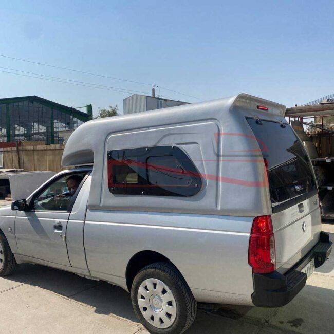 نمای کناری کابین فایبرگلاس آریسان