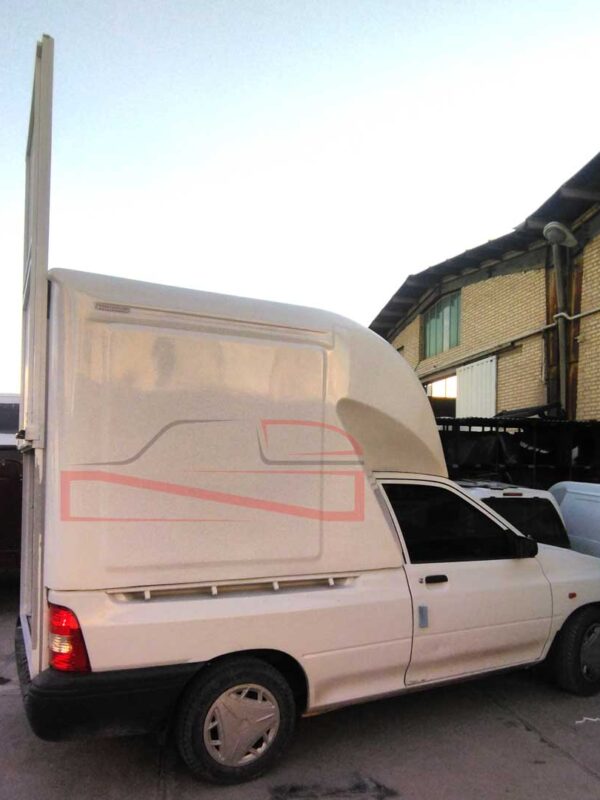 کابین درب آهنی بالا رونده خودرو پراید