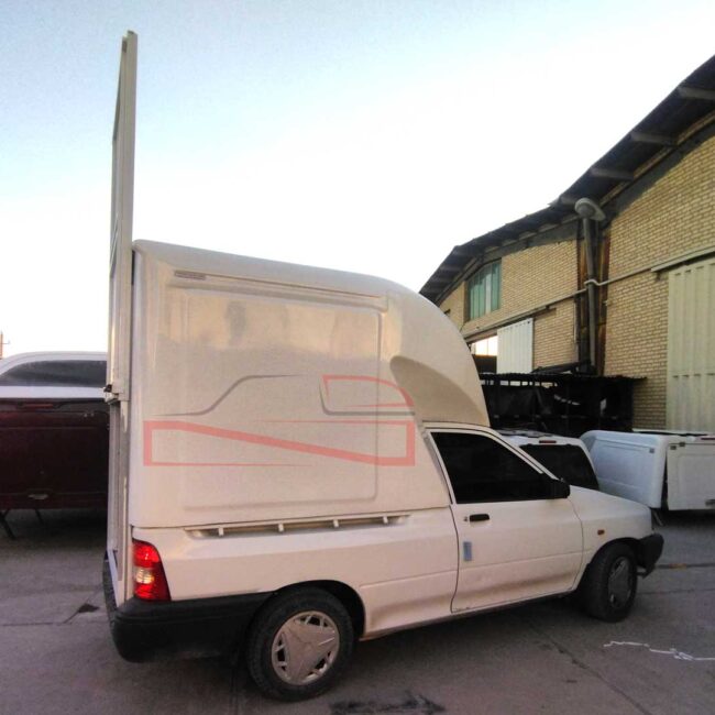 کابین درب آهنی بالا رونده خودرو پراید